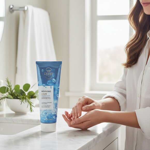 Bath and body works reviving rain Body cream With Shea Butter - Picture 1 of 3